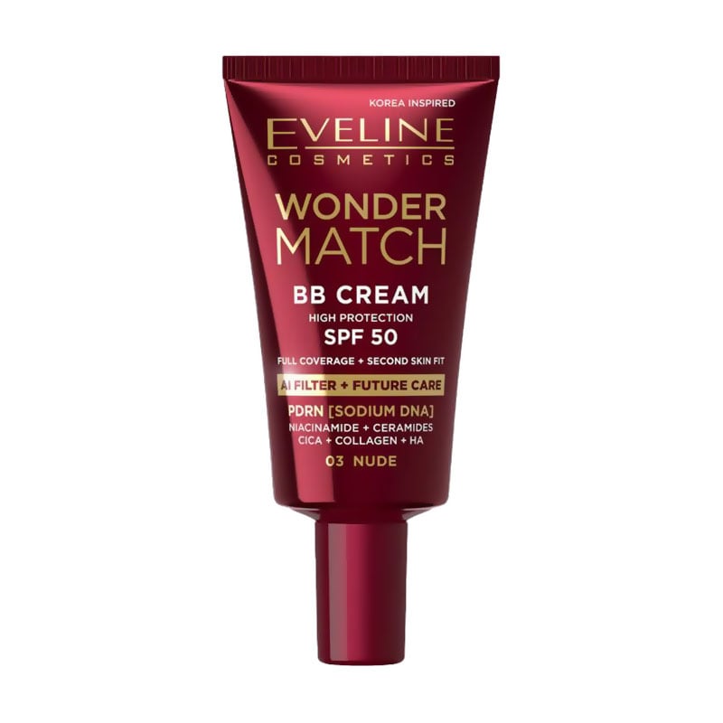 BB-крем для обличчя Eveline Cosmetics Wonder Match BB Cream SPF 50, 03 Nude, 30 мл